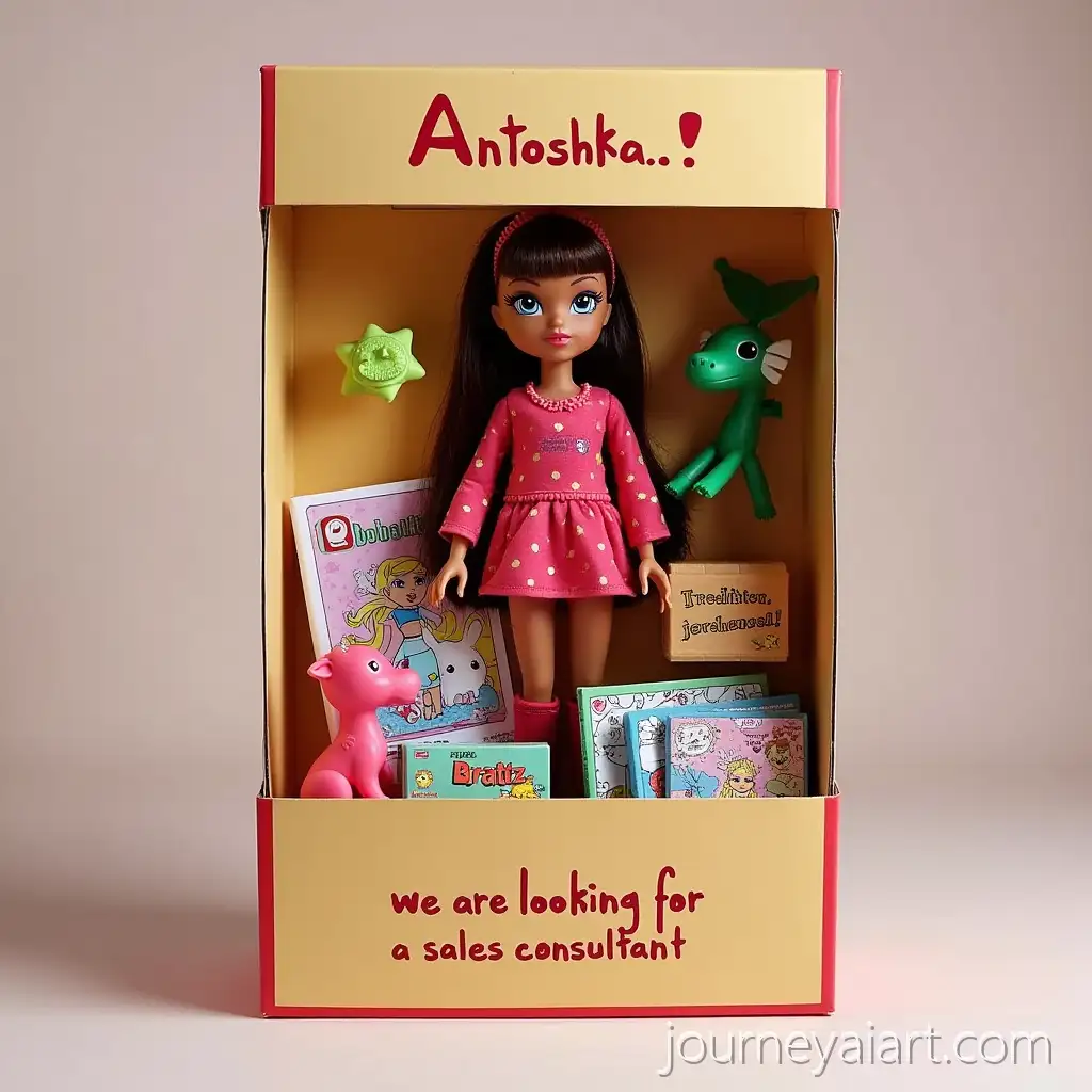 Bratz-Doll-in-Beige-Box-with-Lego-Toys-and-Dragons