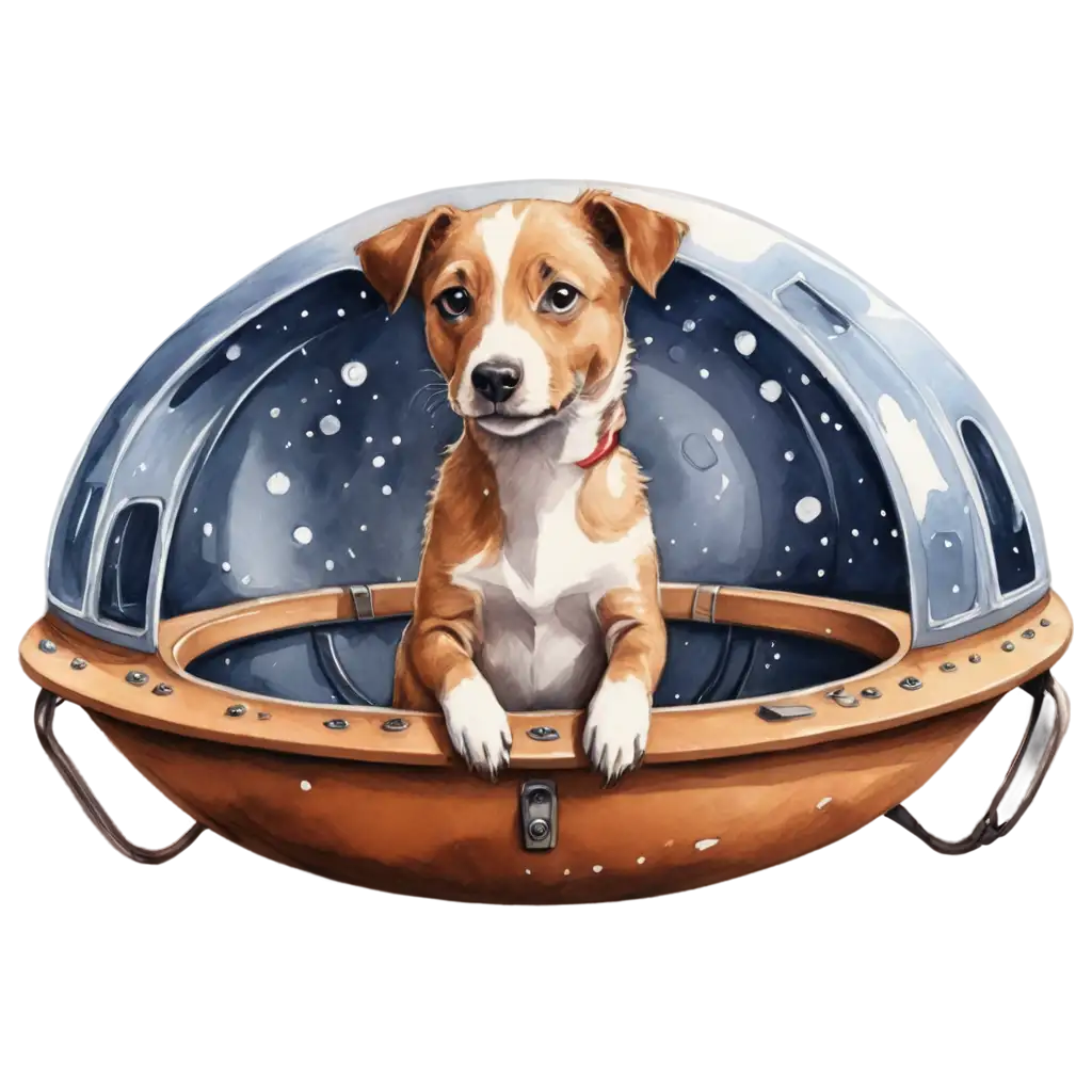 Explore-a-Whimsical-PNG-Image-of-a-Dog-in-a-Spaceship