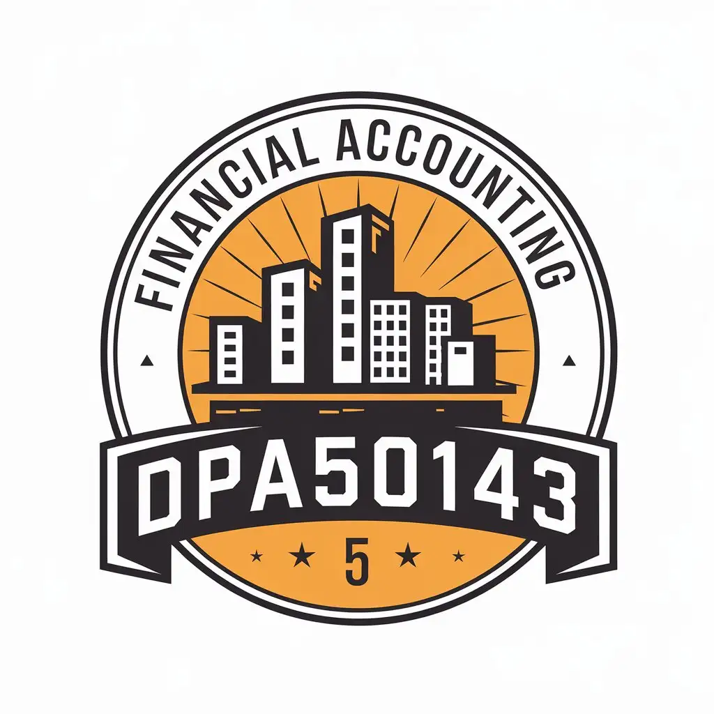 LOGO Design for DPA50143 FINANCIAL ACCOUNTING 5 Modern Companies Symbol for Education Industry