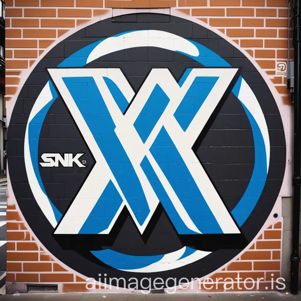 SNK-Logo-Street-Art-Graffiti-Mural