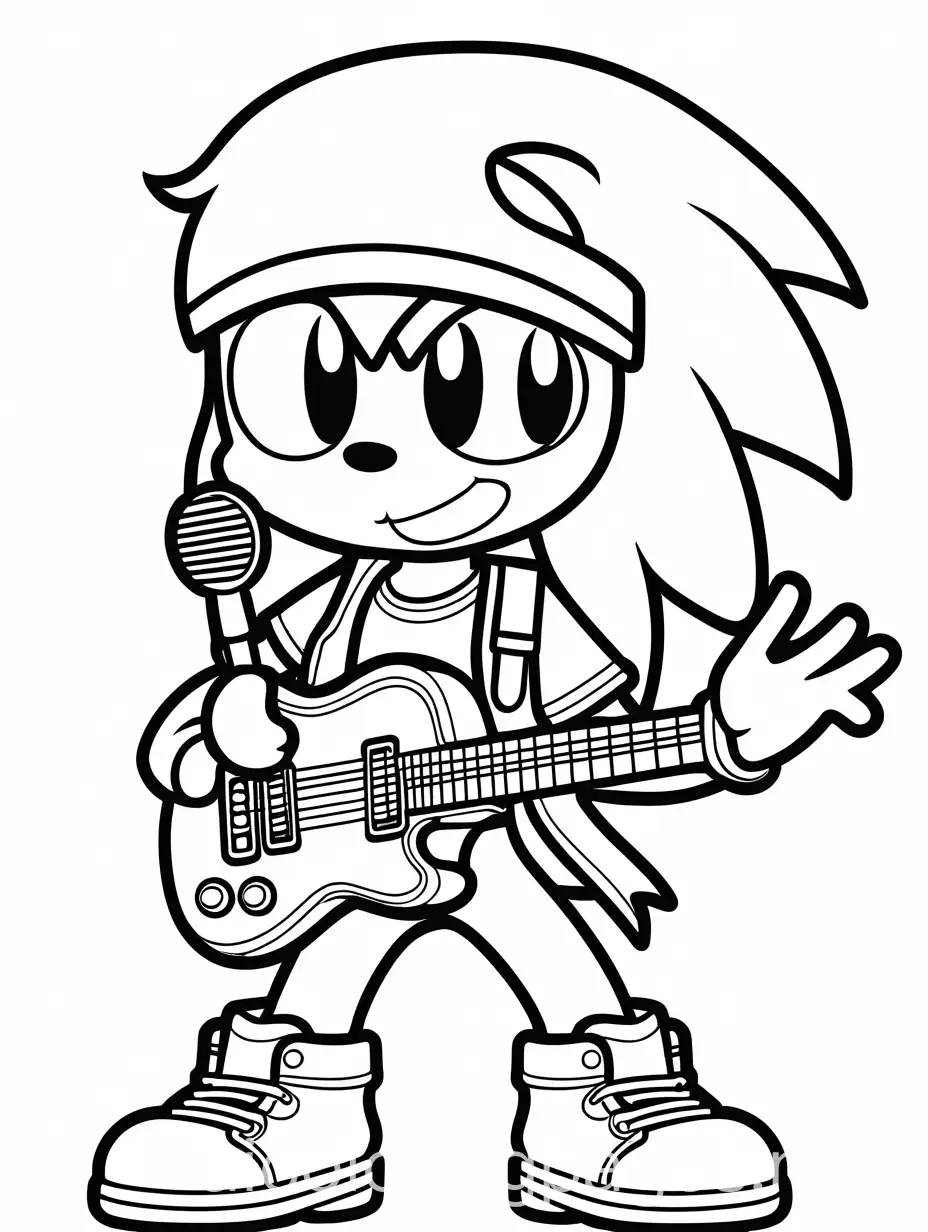 Sonic-and-Picos-Musical-Adventure-A-Friday-Night-Funkin-Coloring-Page