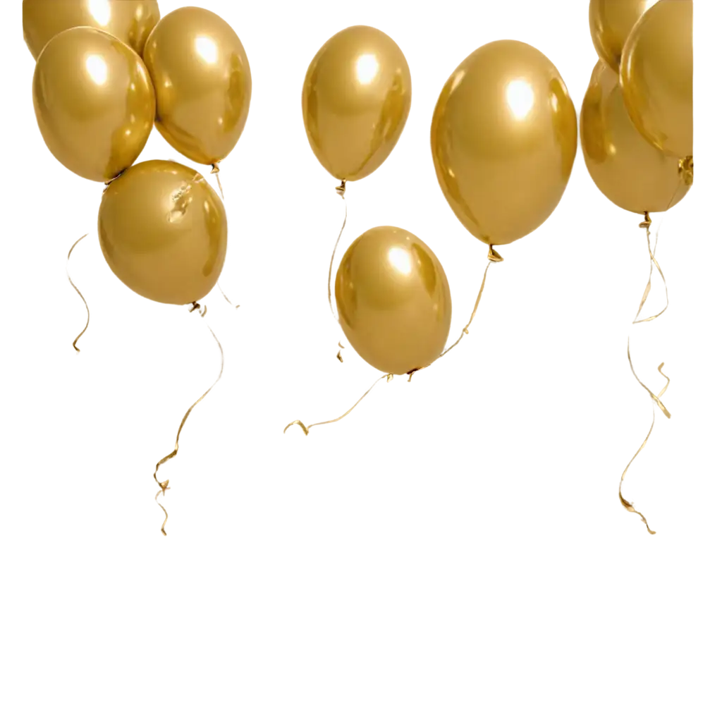 many golden balloons for adult birthdays