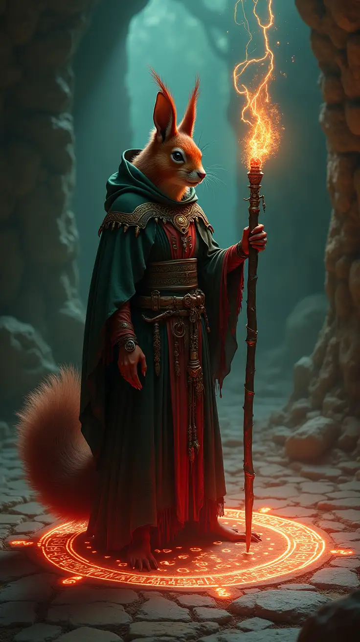 Red-Squirrel-Humanoid-Warlock-in-Enchanted-Chamber-with-Pulsing-Magic-Circle