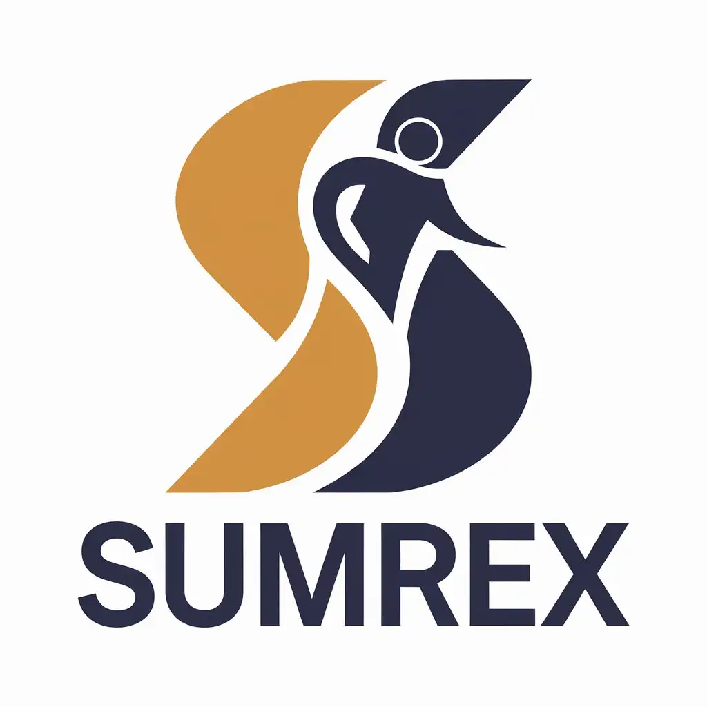 LOGO Design For Sumrex Clothes Theme in a Moderate Style with Clear Background