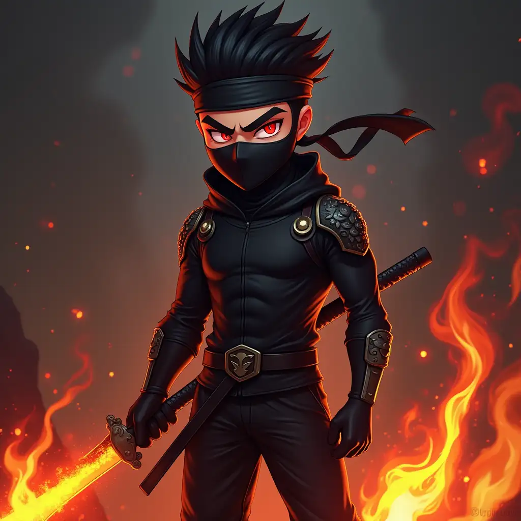 Ninja-Vampire-with-Fire-Powers-Conjuring-Flames-and-WieldNinja-Vampire-Character-Designing-a-Katana