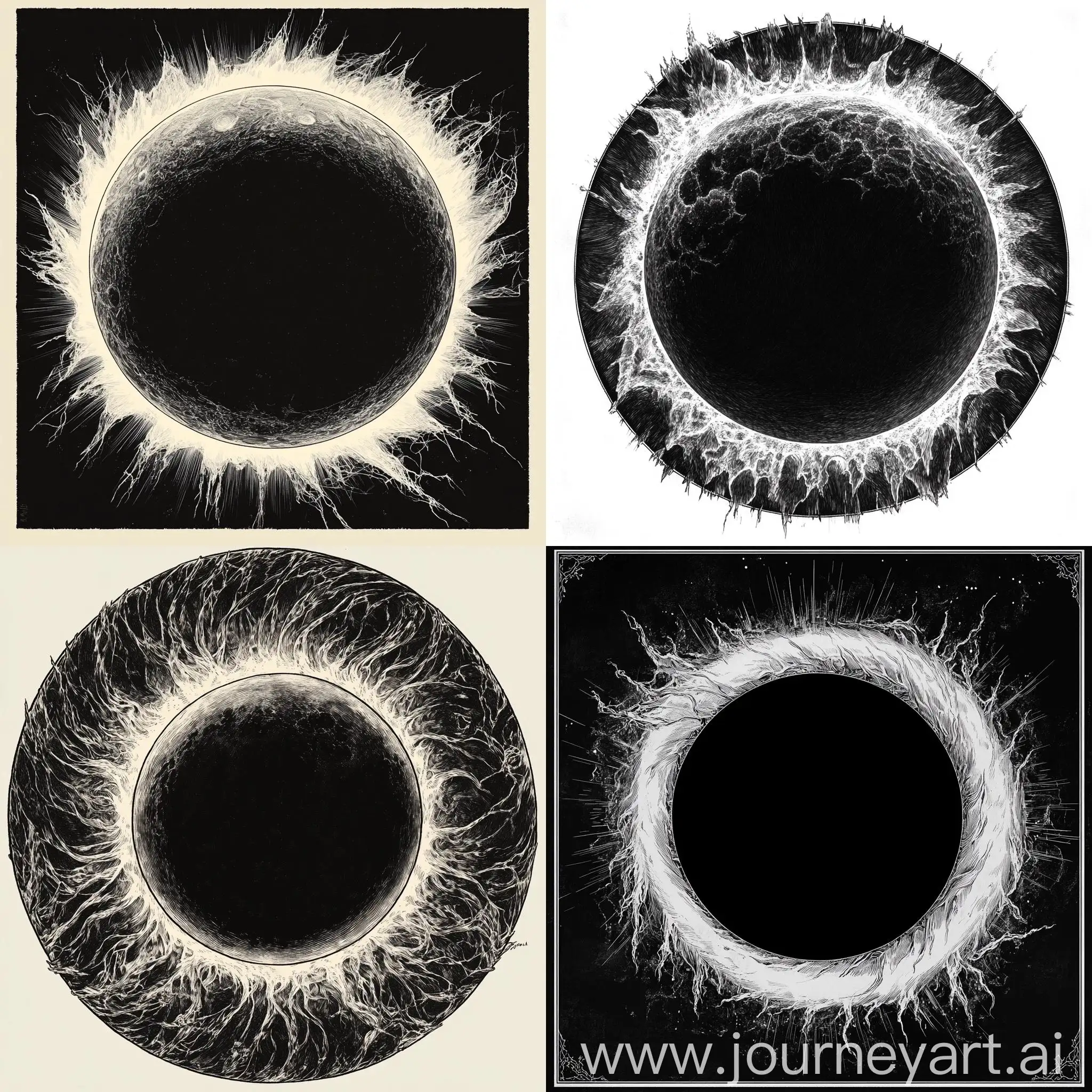 Intricate-HandDrawn-Solar-Eclipse-Illustration-in-Circular-Frame