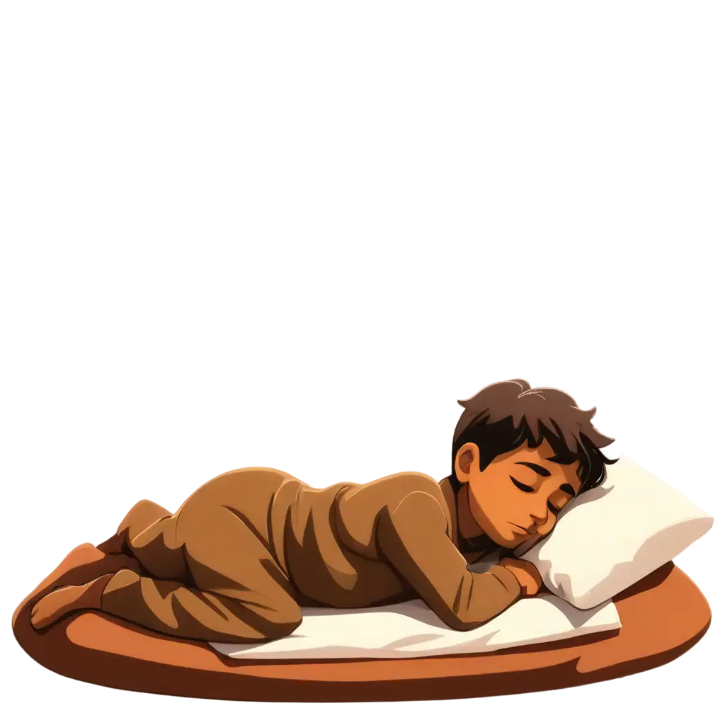 Muslim-Boy-Sleeping-Dream-Cartoon-PNG-Perfect-for-Diverse-Applications