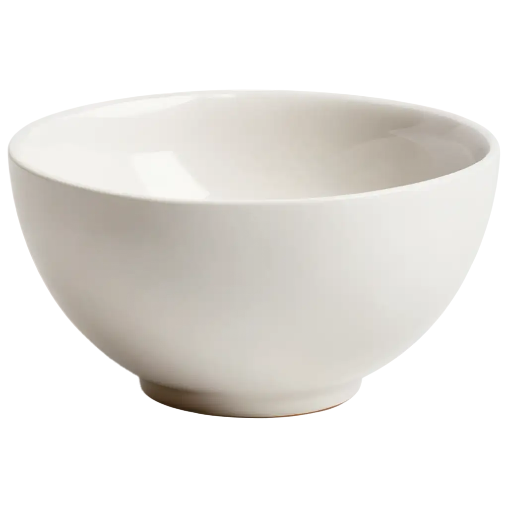 Minimalist-White-Ceramic-Bowls-PNG-Image-for-Modern-Design-and-Sleek-Composition