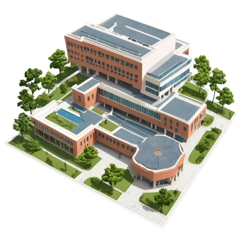 2D-University-Campus-Building-Design-PNG-for-Infographics-Clear-and-Scalable-Visual-Representation