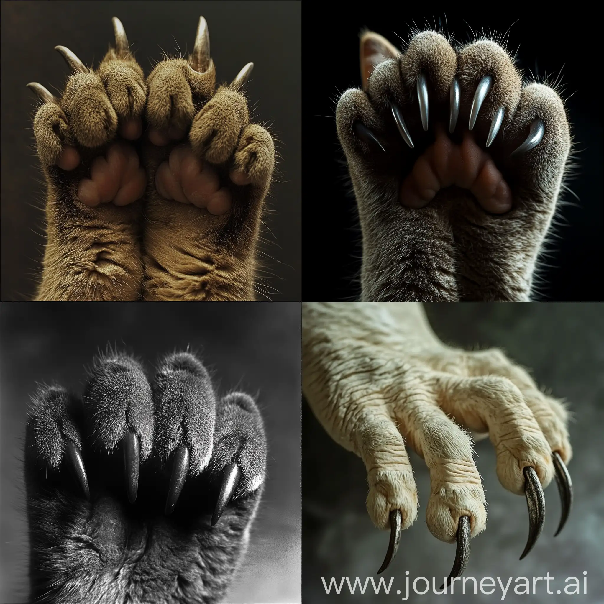 Cat-with-Humanlike-Hands-A-Surreal-Transformation