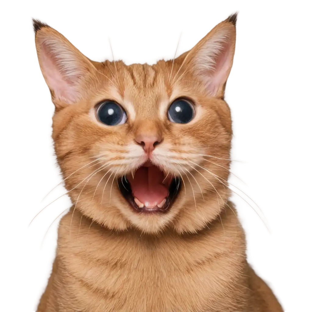 Surprised-and-Happy-Cat-PNG-Image-HighQuality-and-Transparent-Format-for-Versatile-Use