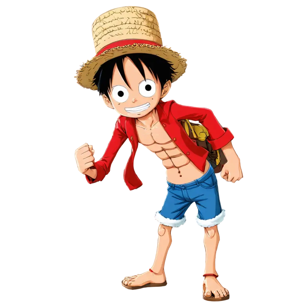 Luffy-PNG-Image-Captivating-Portrait-of-a-Pirate-Captain