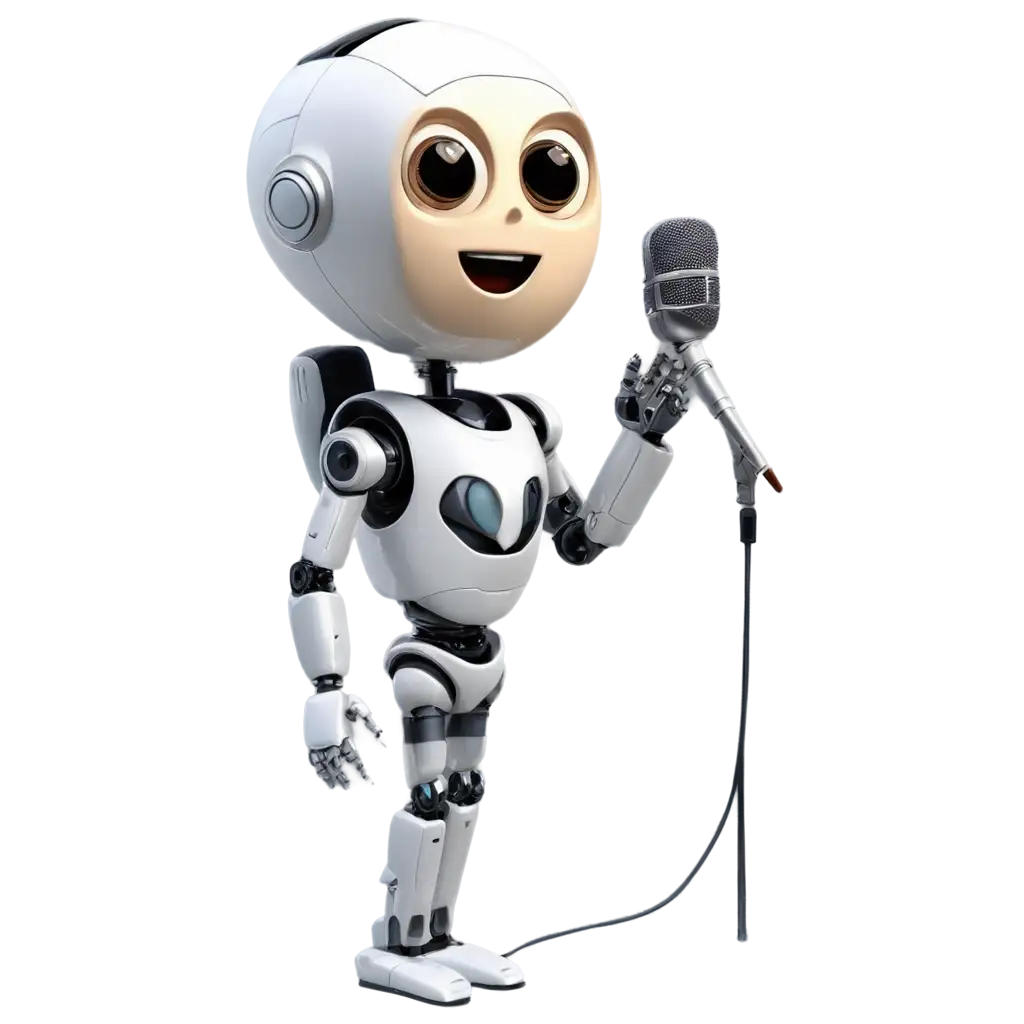ROBO-Speaking-into-the-Microphone-Enhanced-PNG-Image-for-Clear-Visual-Representation