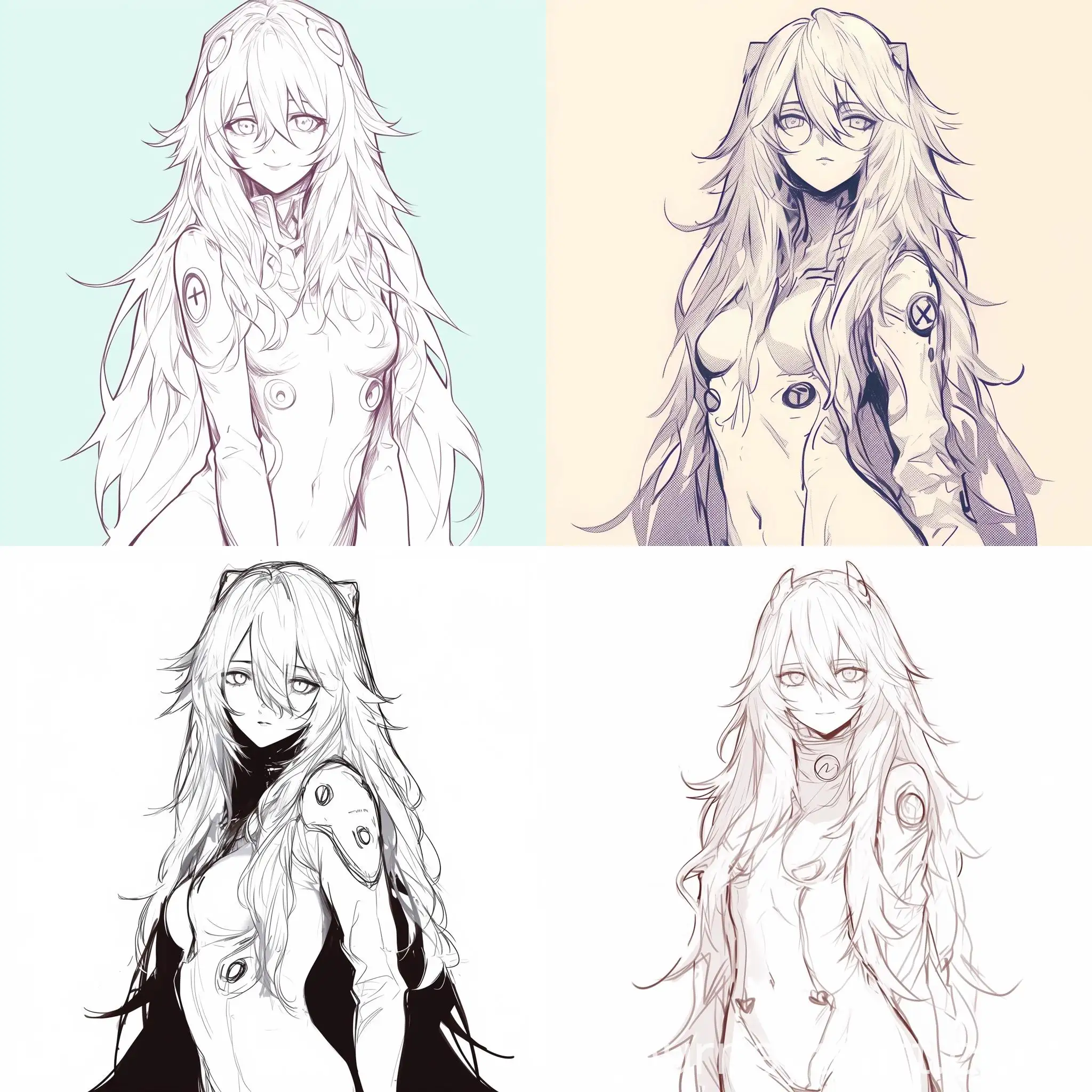 Manga-Style-Sketch-of-a-Girl-Standing