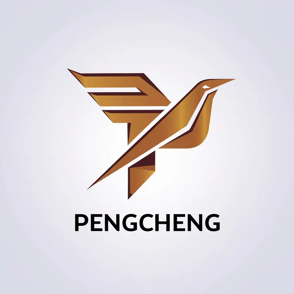 LOGO-Design-for-Pengcheng-Minimalist-Thunderbird-Symbol-for-Home-Family-Industry