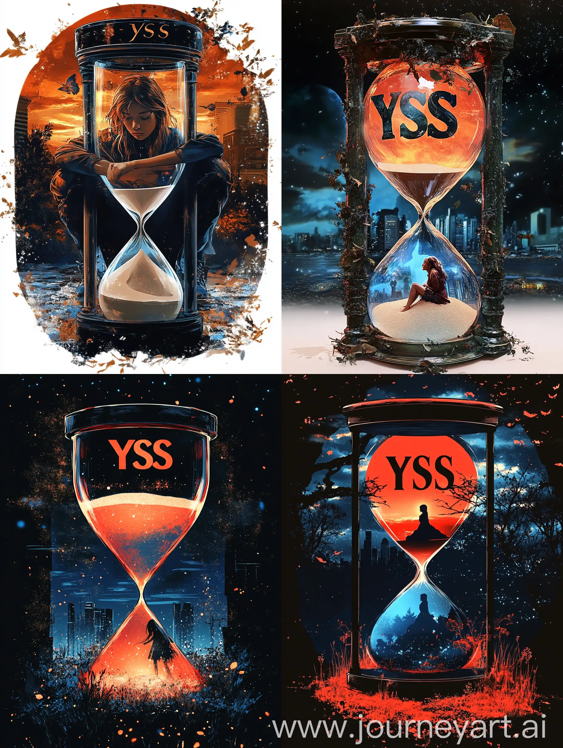 Melancholic-Sister-Reflecting-on-Time-with-YSS-Logo