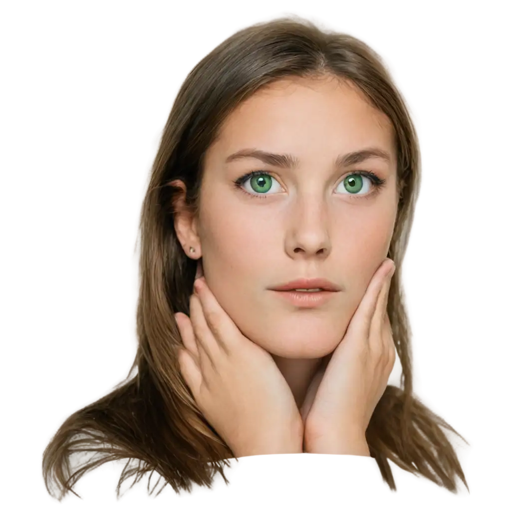 PNG-Illustration-of-Girl-with-Upturned-Oval-Green-Eyes