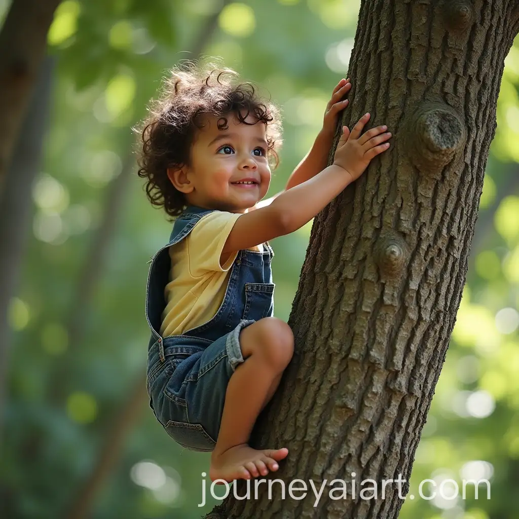 Young-Boy-Climbing-Tree-Adventure-Exploration