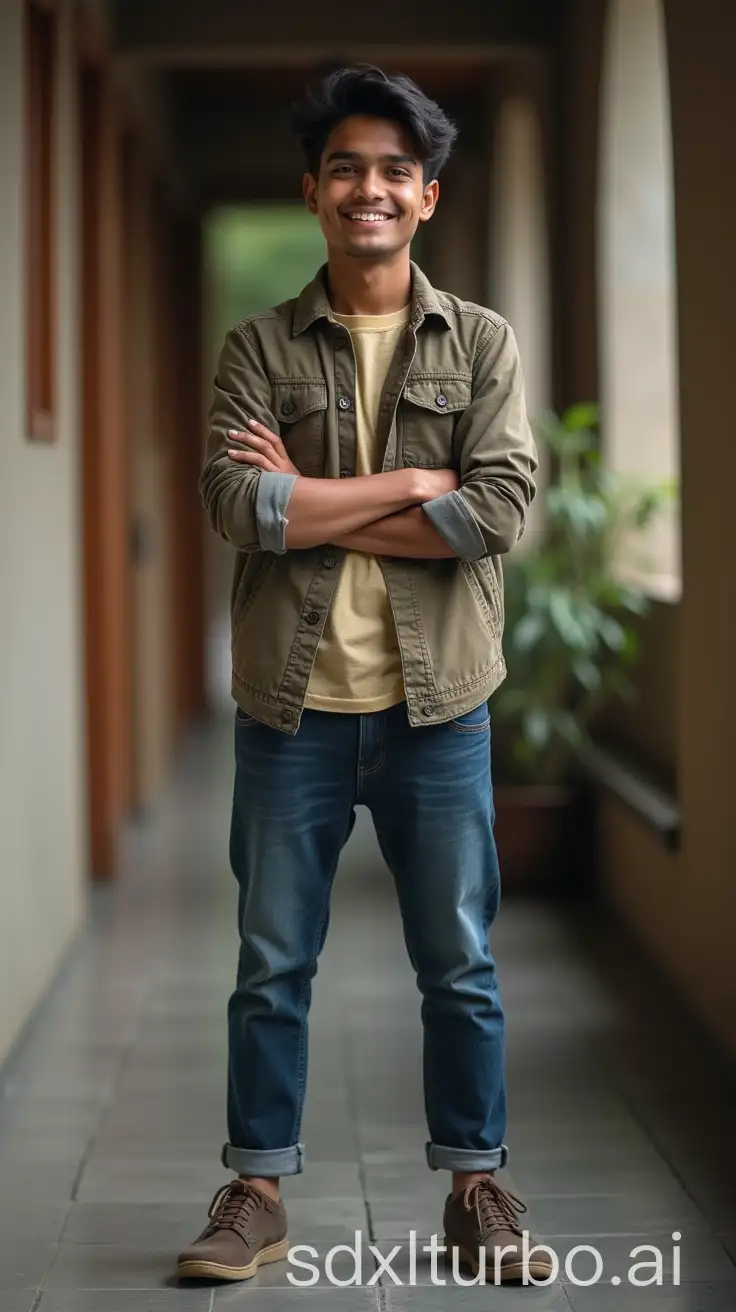 Confident-Young-Indian-Man-Smiling-in-Casual-Attire