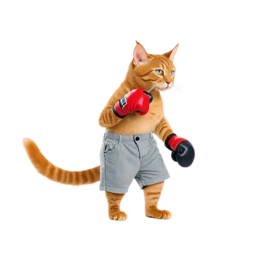 Yellow-Cat-in-Red-Boxing-Gloves-PNG-HighQuality-Transparent-Image-for-Dynamic-Designs