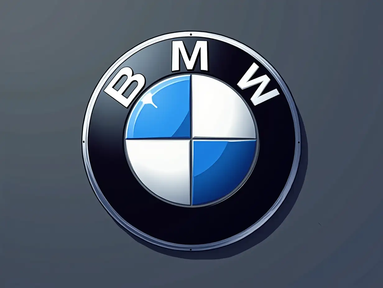 Anime style BMW logo