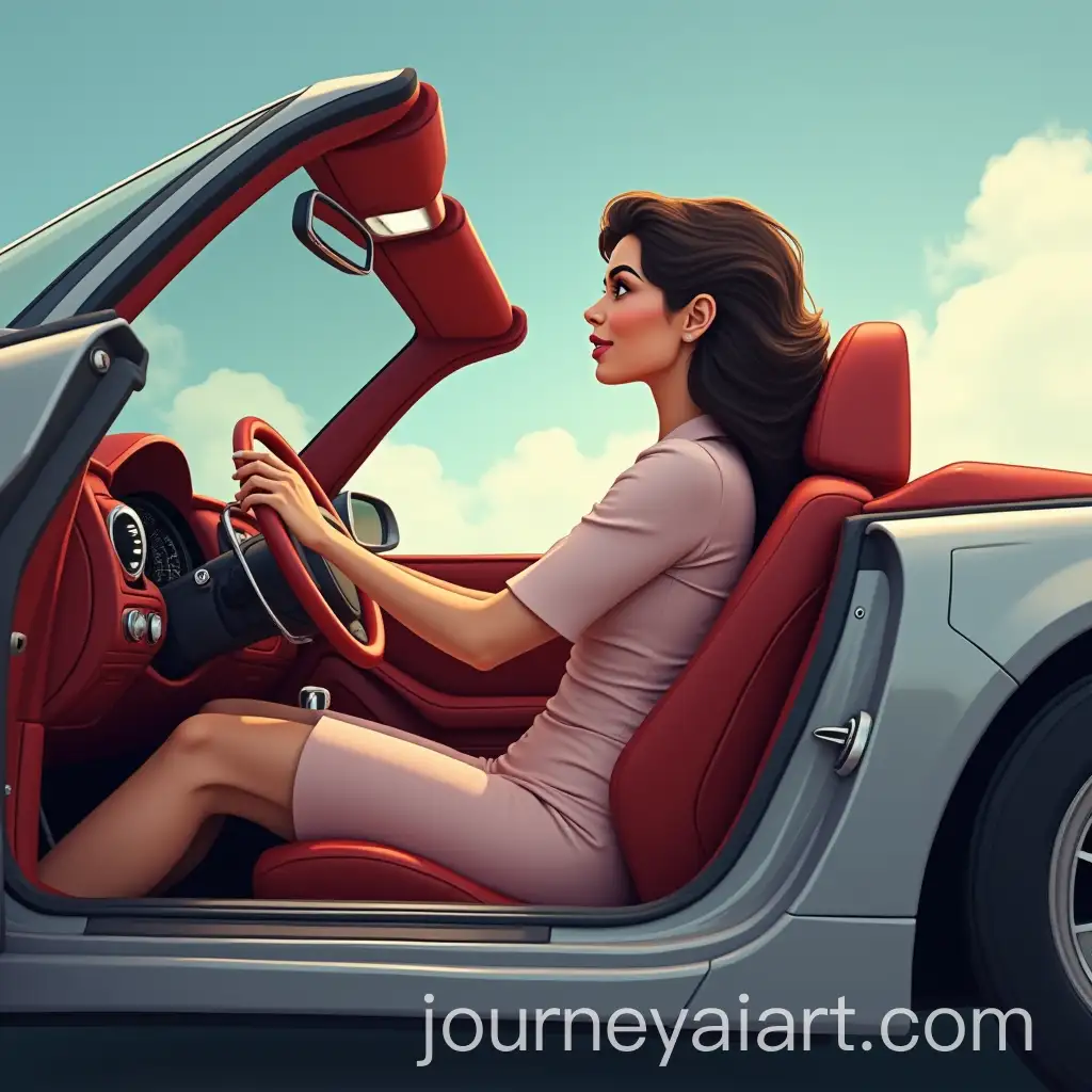 Woman-in-Web3-Driving-a-Luxury-Car-with-BitAI-Art-Prompt-Expansionget-Logo