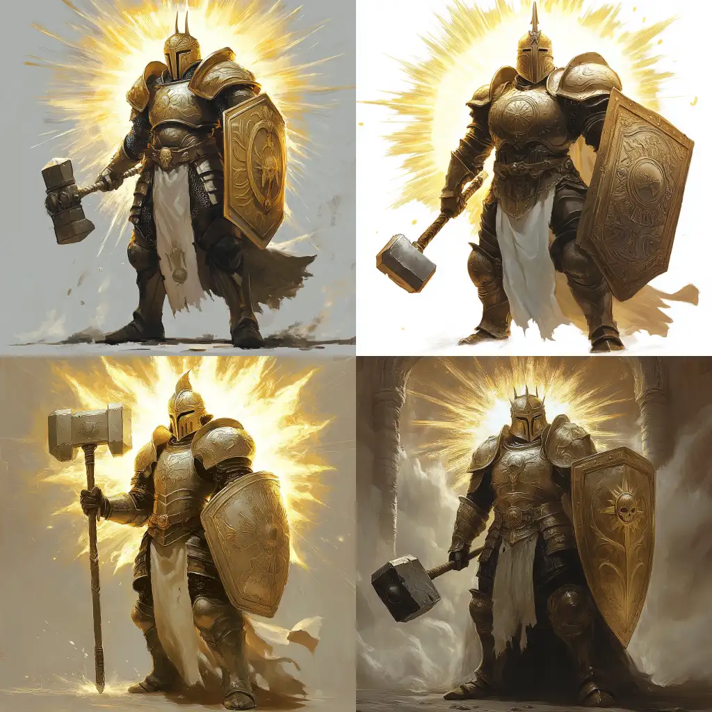 Sun-Paladin-with-Tower-Shield-and-Heavy-Hammer-in-Battle-StAI-Image-Expansionance