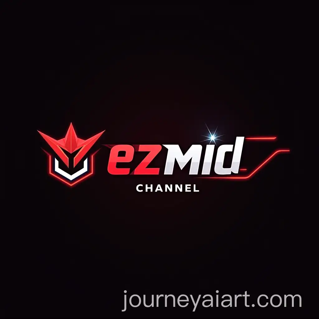 Futuristic-Logo-Design-for-EzMid-Channel-Featuring-Dynamic-DOTA-Elements