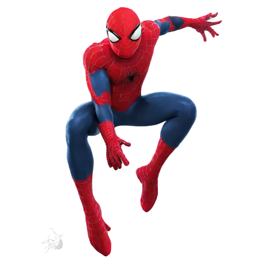 Spiderman-PNG-Image-Dynamic-Superhero-Illustration-for-Versatile-Digital-Applications