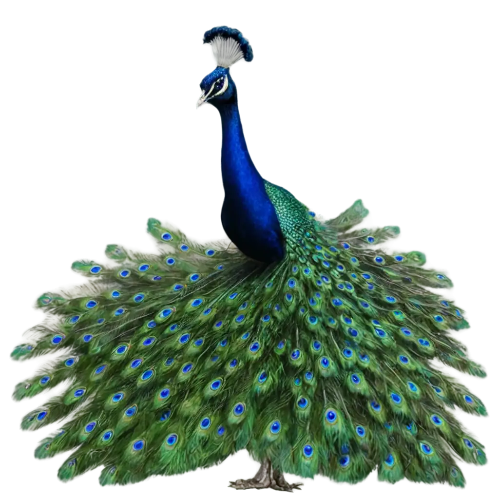 Exquisite-Peacock-PNG-Image-Captivating-Feathers-in-HighResolution-Clarity