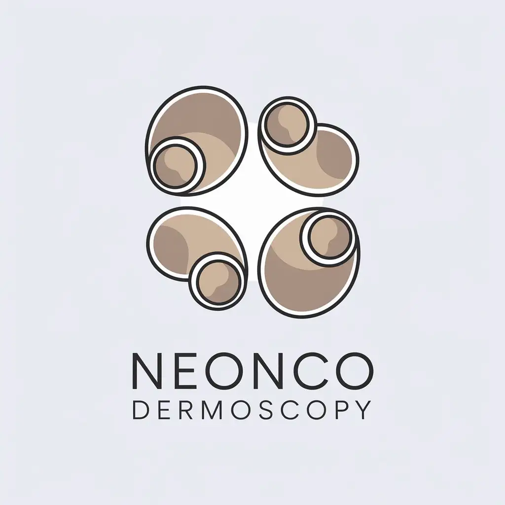 LOGO-Design-for-Neonco-Dermoscopy-Minimalist-Ovoids-Circles-in-Medical-Industry