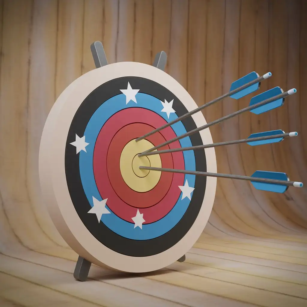 3D-Cartoon-Dartboard-Target-with-Colorful-Bullseye