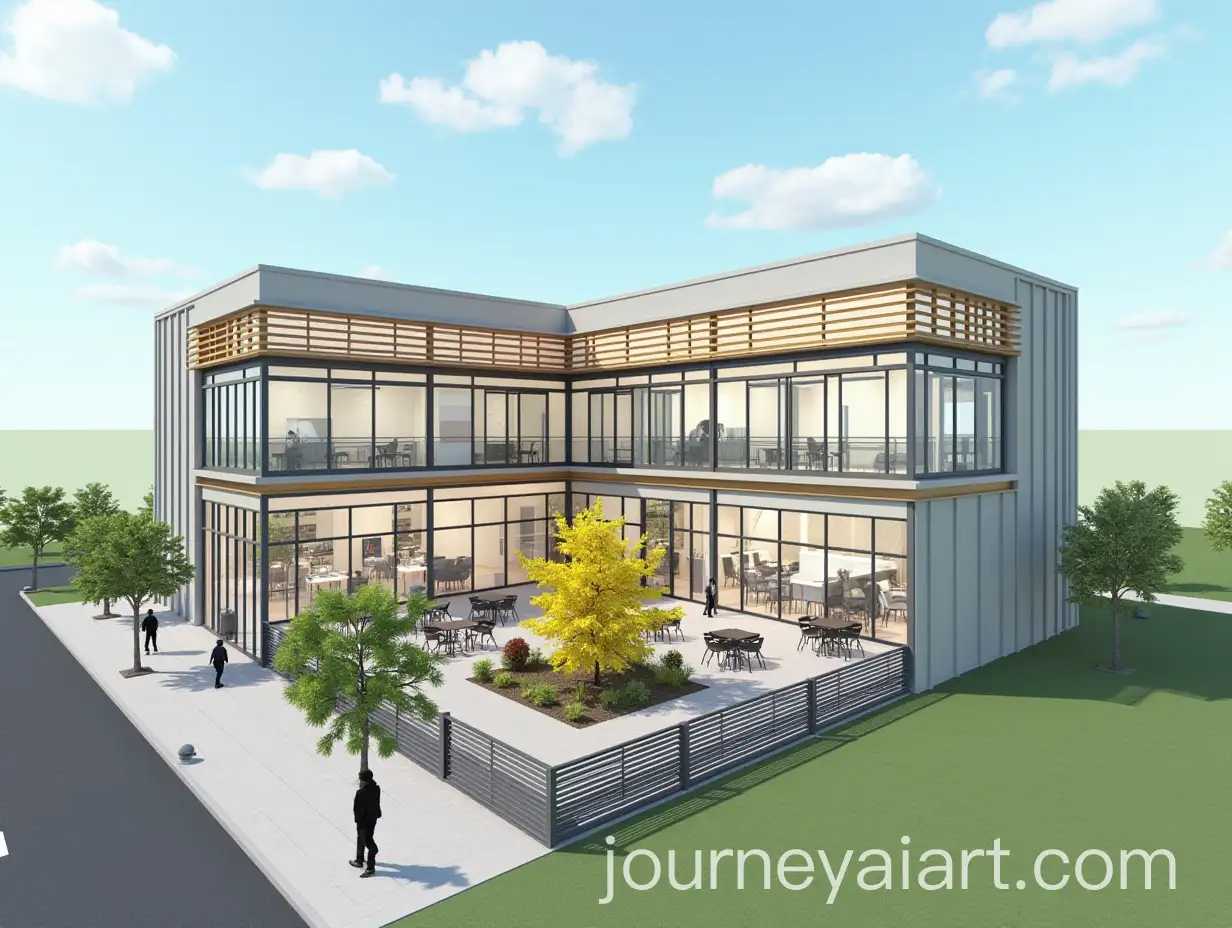 Modern-LShape-Commercial-Complex-with-Food-Court-and-Greenery