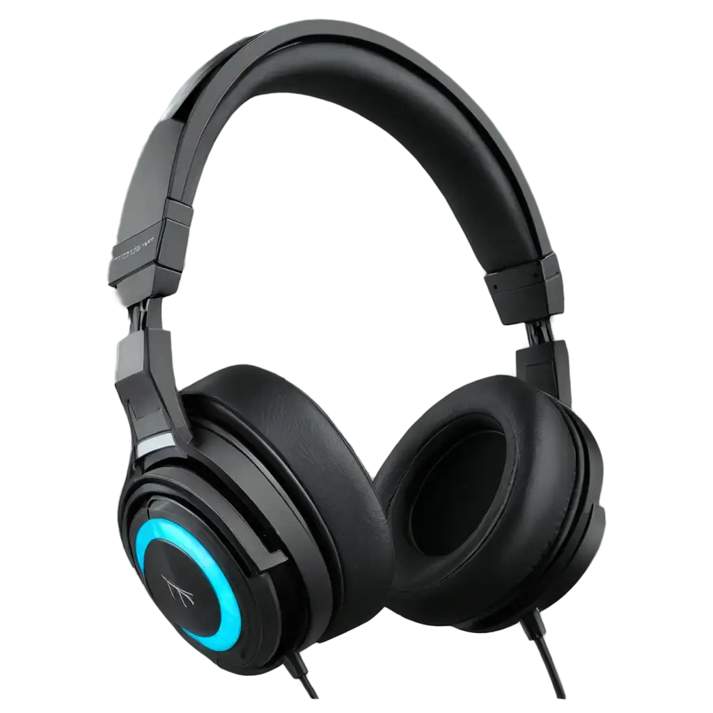 Headphones with RGB lighting