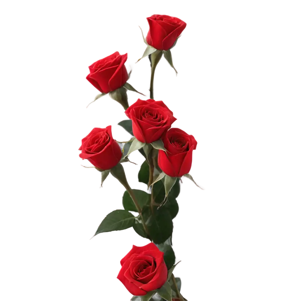 Vibrant-Bunch-of-Red-Roses-PNG-Image-Captivating-Floral-Corner-Composition