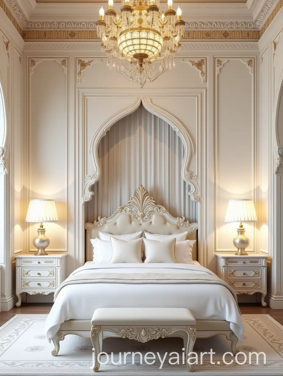 Luxurious-Royal-White-Bedroom-with-Indian-and-Egyptian-Decor