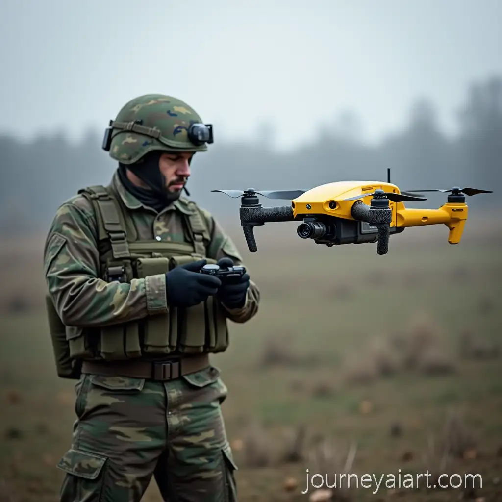 Ukrainian-Soldier-Operating-Advanced-BLIP-Drone-in-Combat-Zone