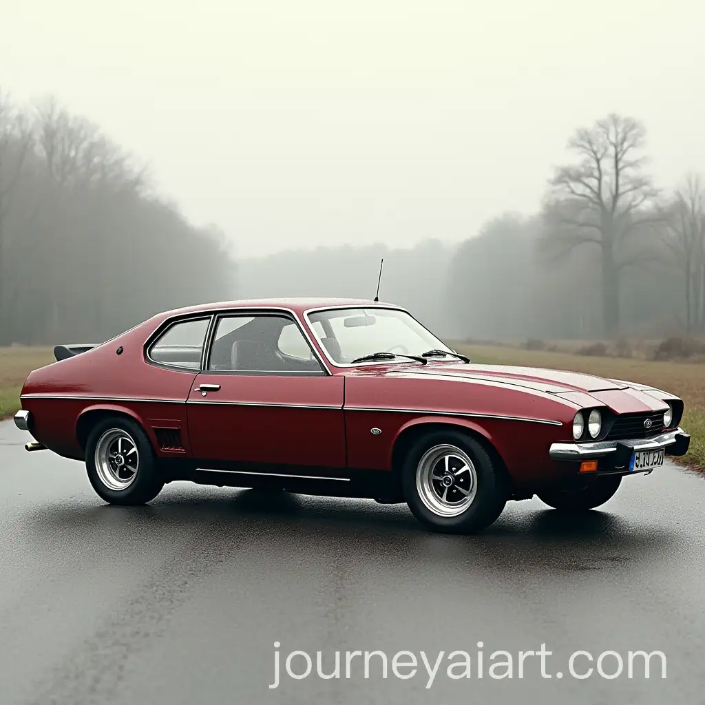 1973-Ford-Capri-and-1974-Toyota-Celica-GT-Fastback-Side-View-in-Bordeaux-and-Black
