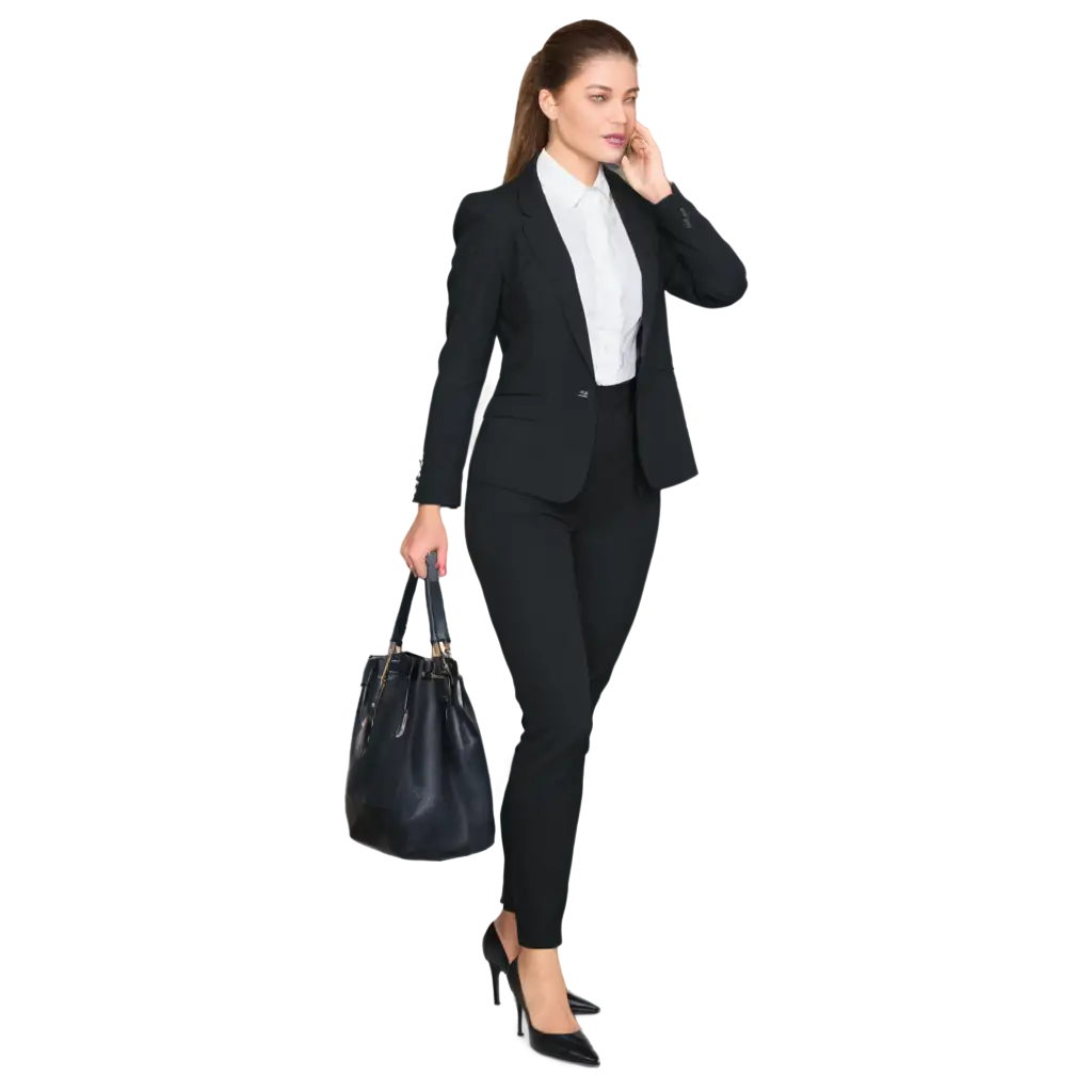 Elegant-Woman-Using-Suit-PNG-Image-Fashionable-Business-Attire-Concept