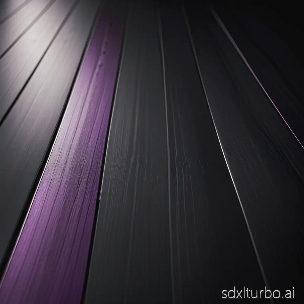 Photoreal macro surface of brushed black metal with fine film grain texture, subtle violet accent light (#8A2BE2) grazing the edges, minimal composition, smooth vignette, quiet sense of surveillance and secrecy, professional studio lighting, cinematic tone, black and silver palette, extremely high detail.