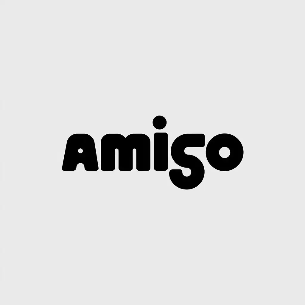 LOGO Design for AMIGO Minimalistic Vector Logo for Retail Industry with Clear Background