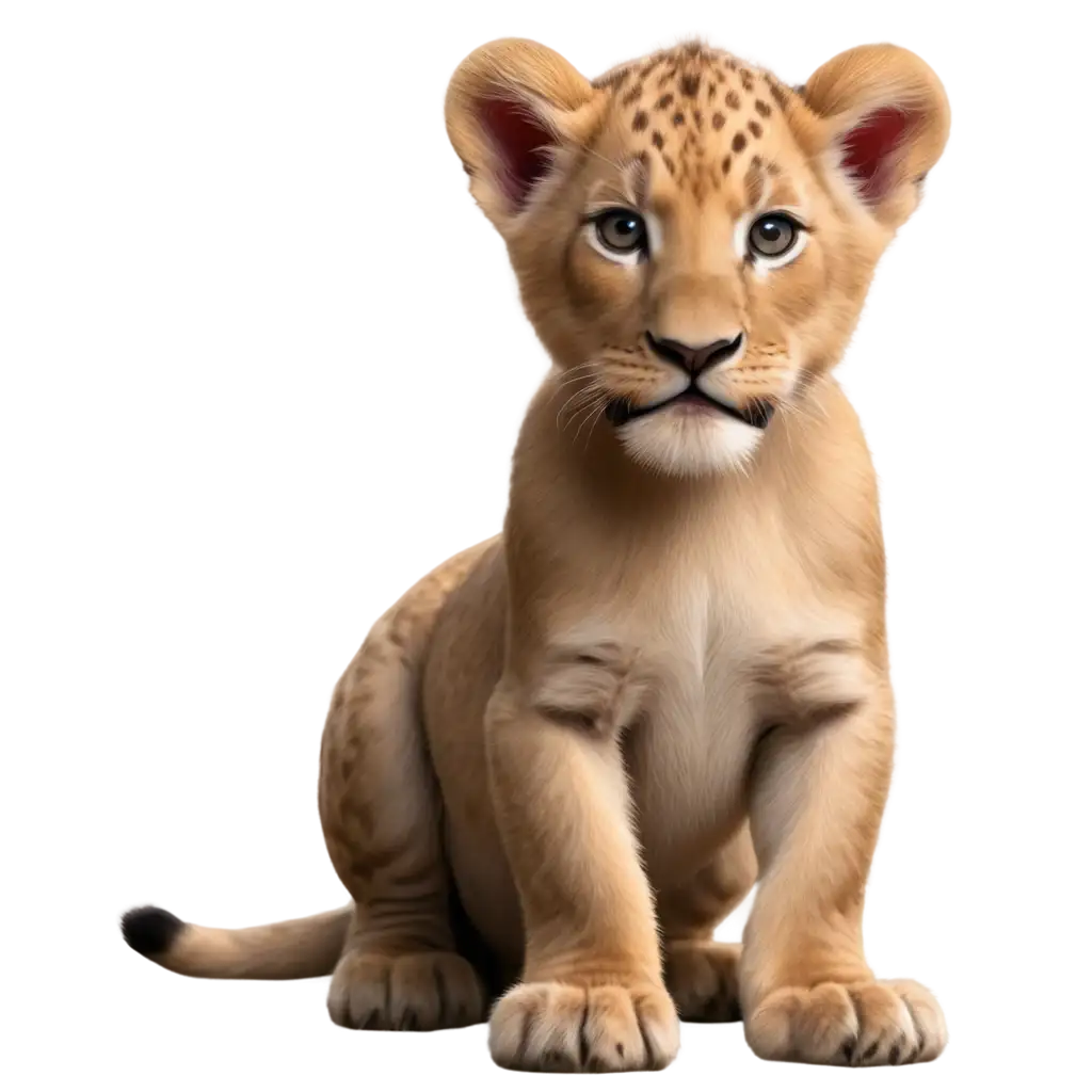 Realistic-Lion-Cub-PNG-Image-for-HighQuality-Visuals-and-Digital-Design