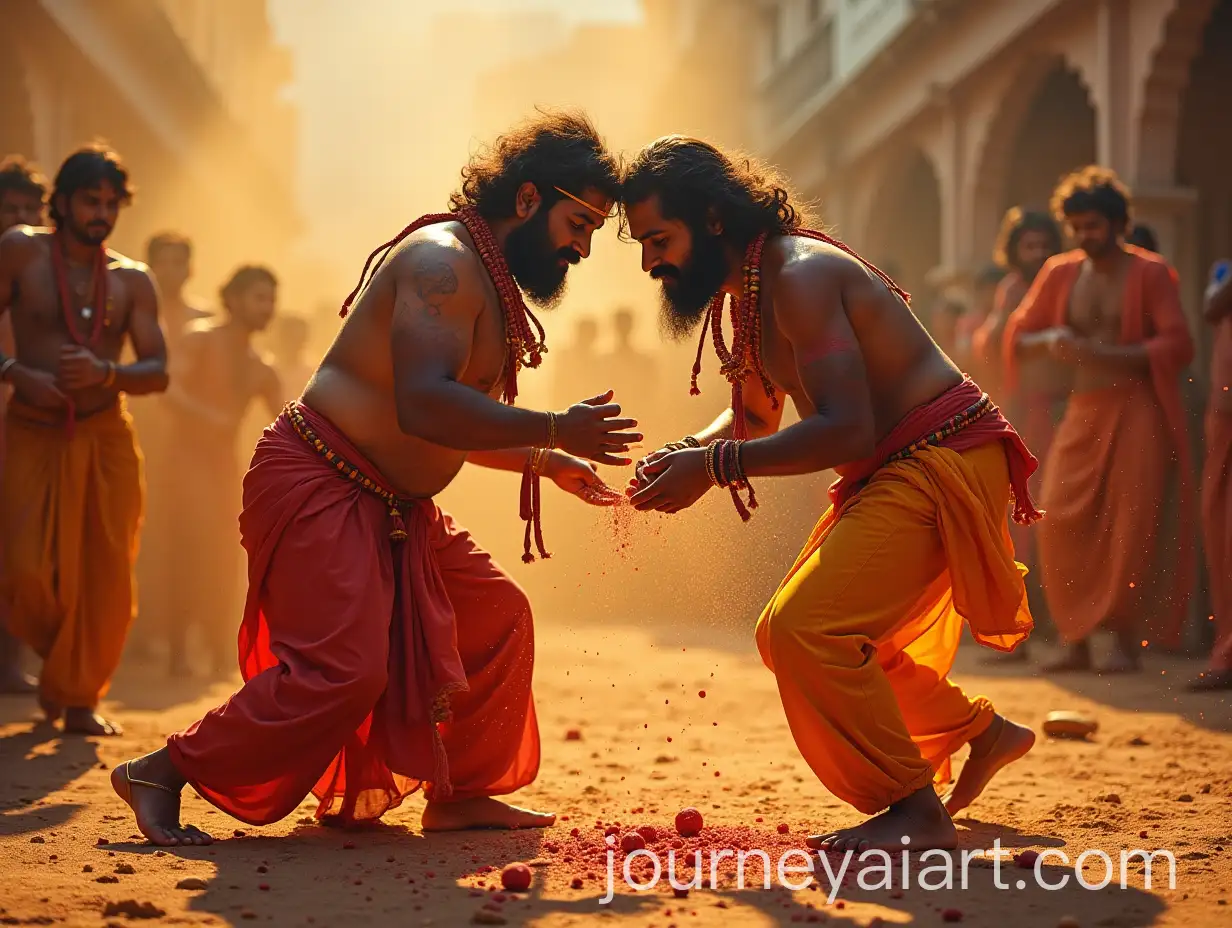 Krishna-Breaking-Matki-During-Holi-Festival-Celebration