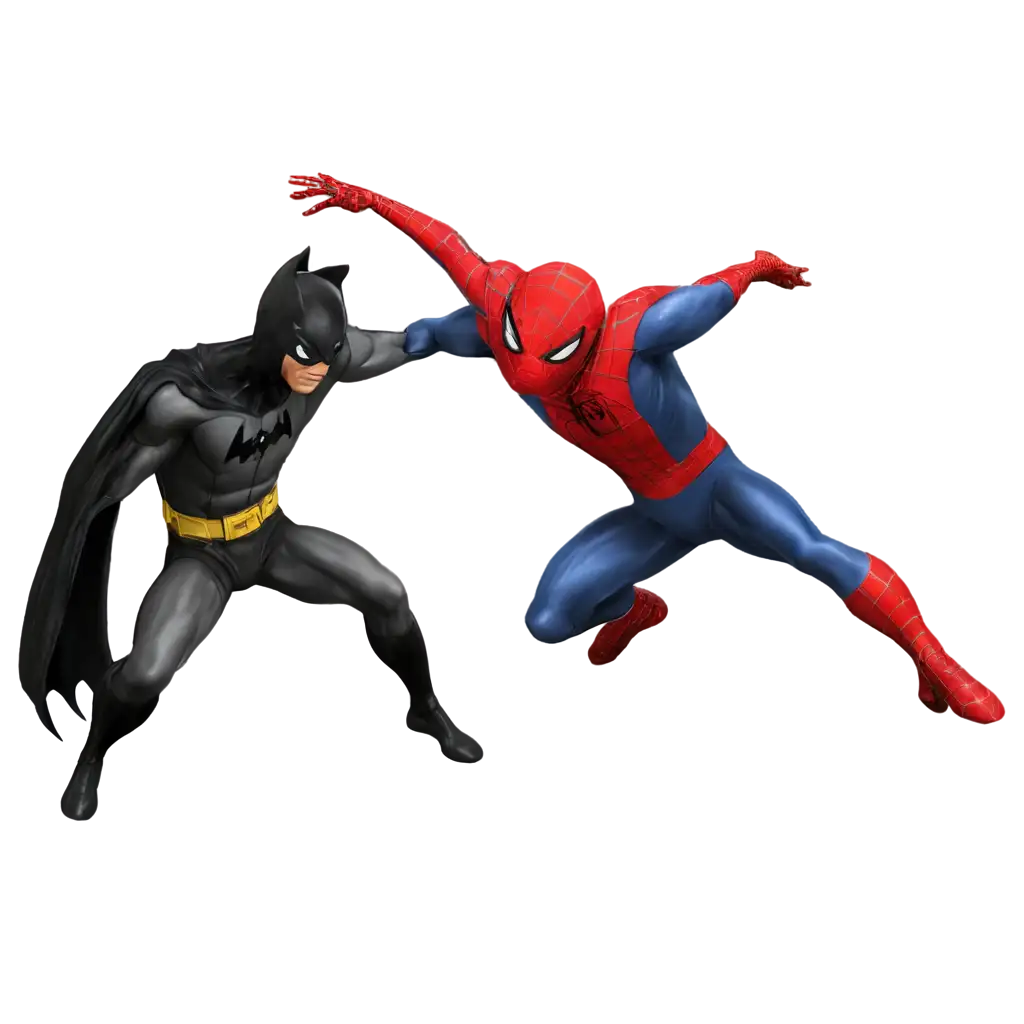 Dynamic-PNG-Image-Spiderman-Fighting-Batman