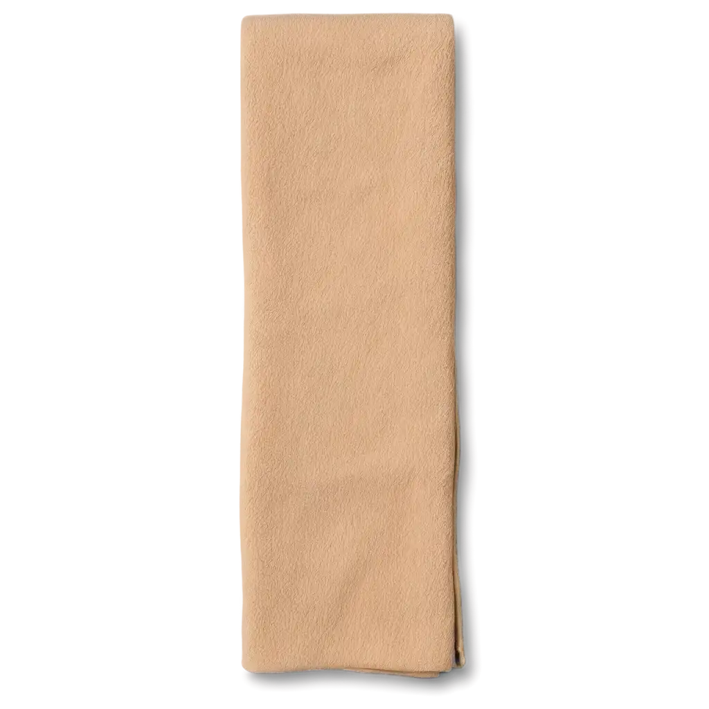 HighPNG-Image-Usage-ScenariosQuality-PNG-Image-of-a-Beige-Towel-Folded-and-Lying-View-from-Above