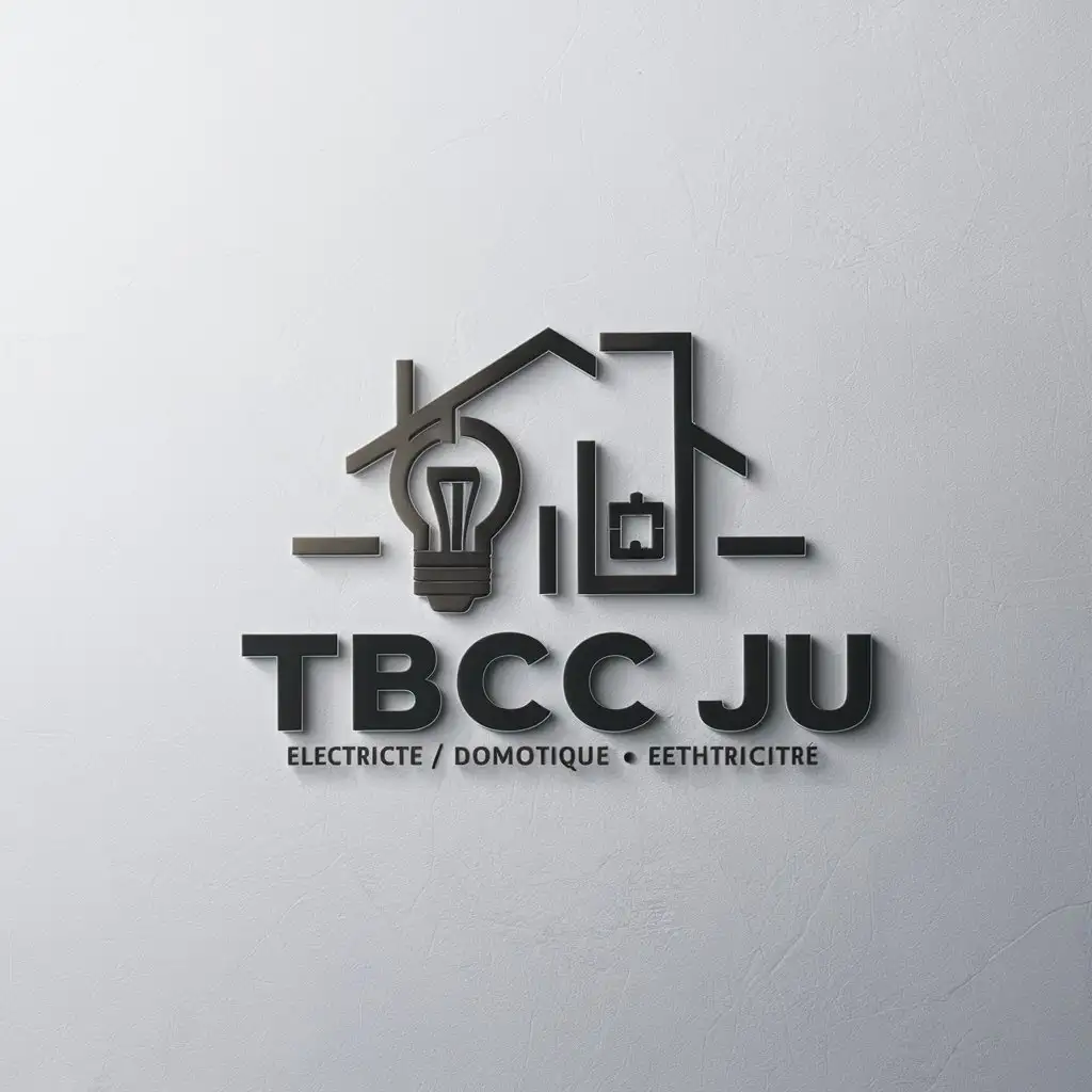 LOGO Design for TBCC ju Minimalist Home Automation Electrician Theme with Versatile Industry Use