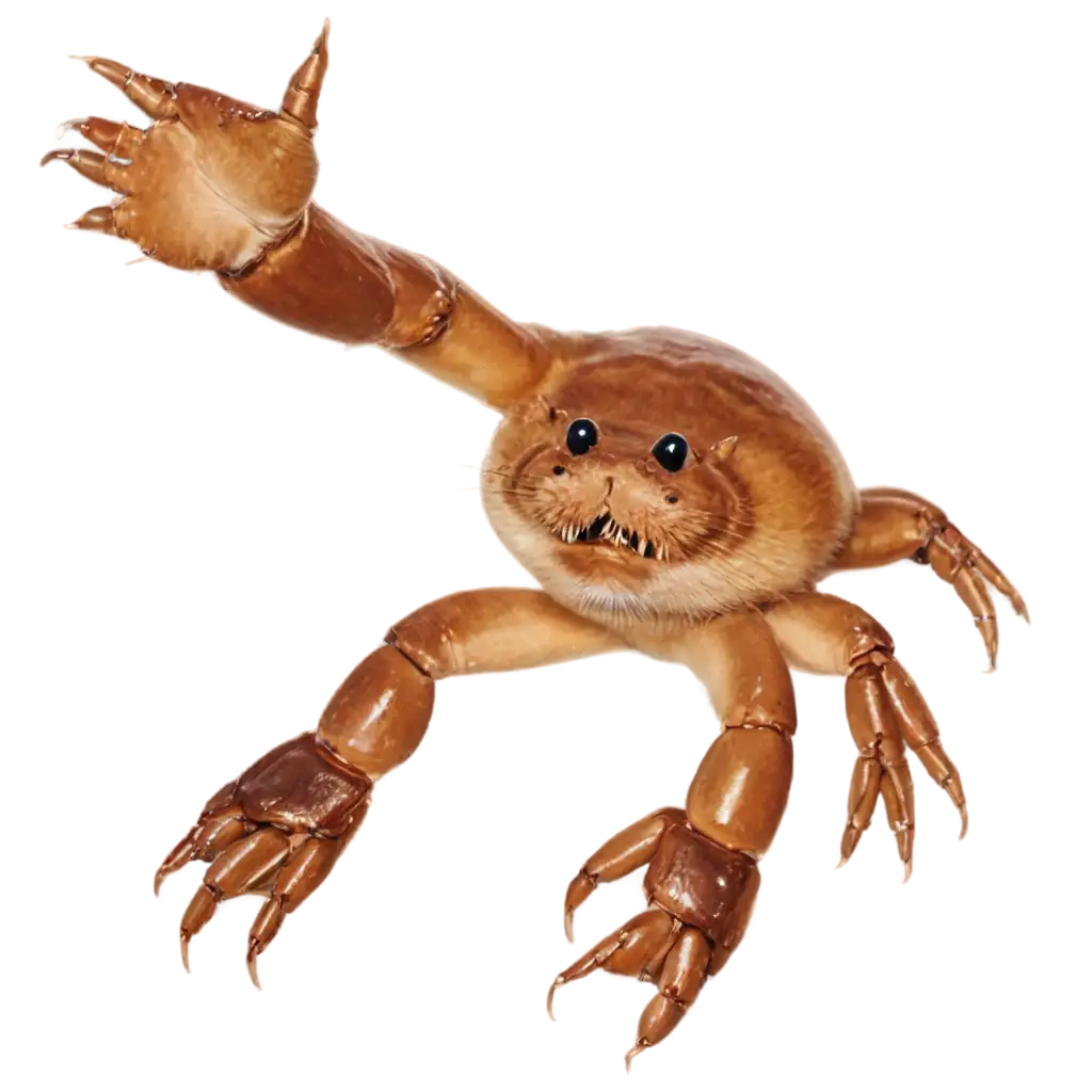 BeaverCrab-Showing-a-Thumbs-Up-PNG-Image-for-Creative-Projects