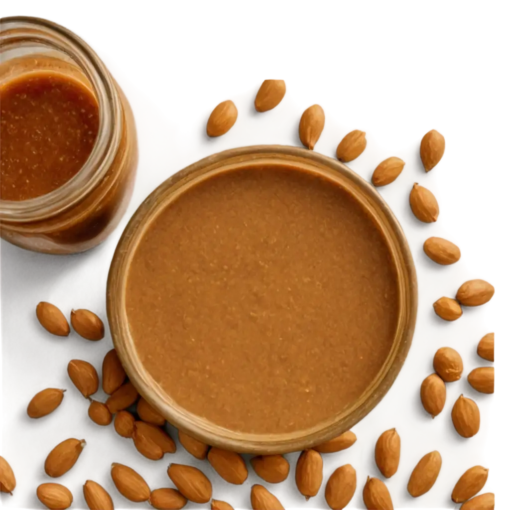 Create-Spicy-Peanut-Sauce-PNG-Image-with-Chilies-Enhance-Your-Culinary-Content