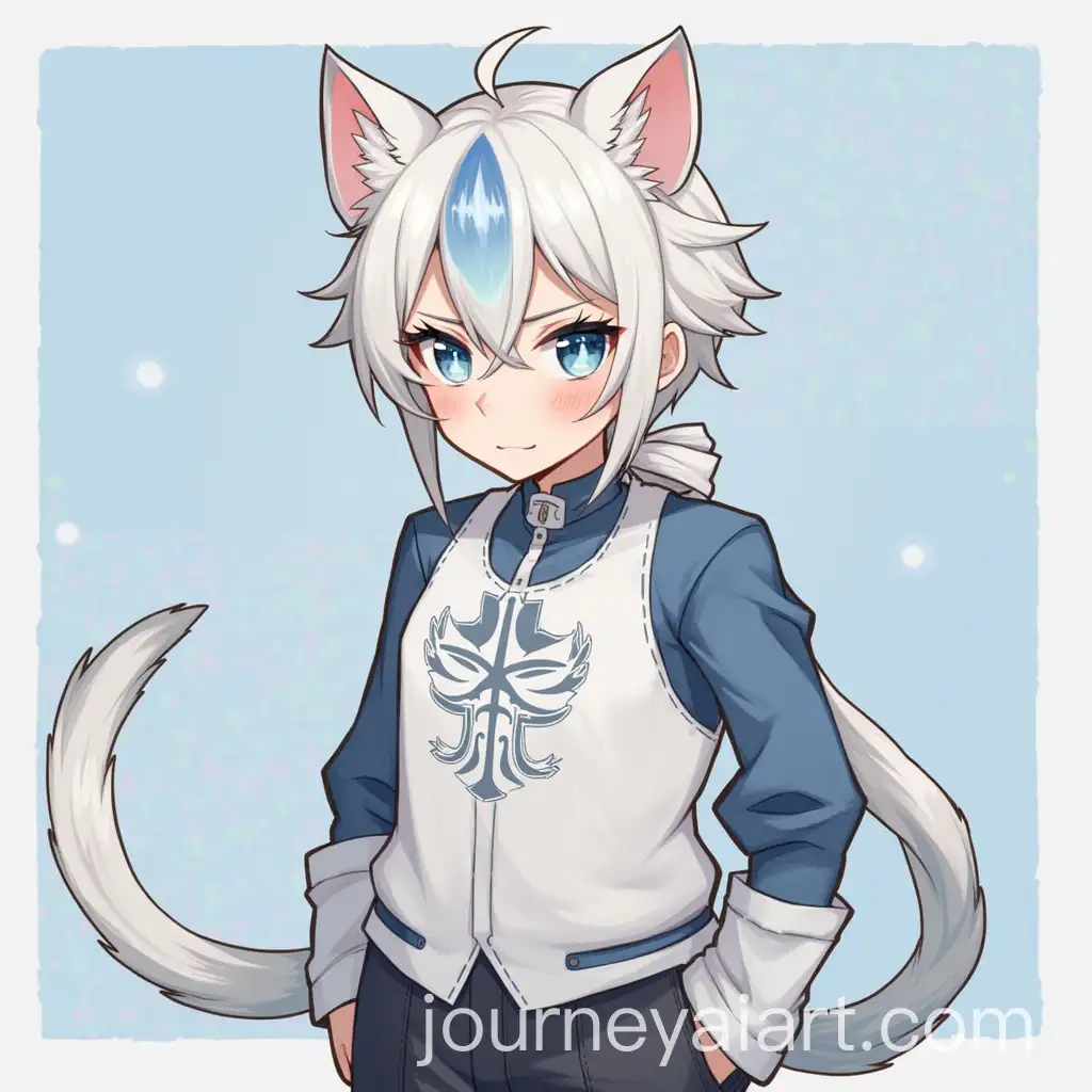 WinstonAI-Image-Prompt-Expansion-The-CatLike-Warrior-with-Scars-and-White-Hair