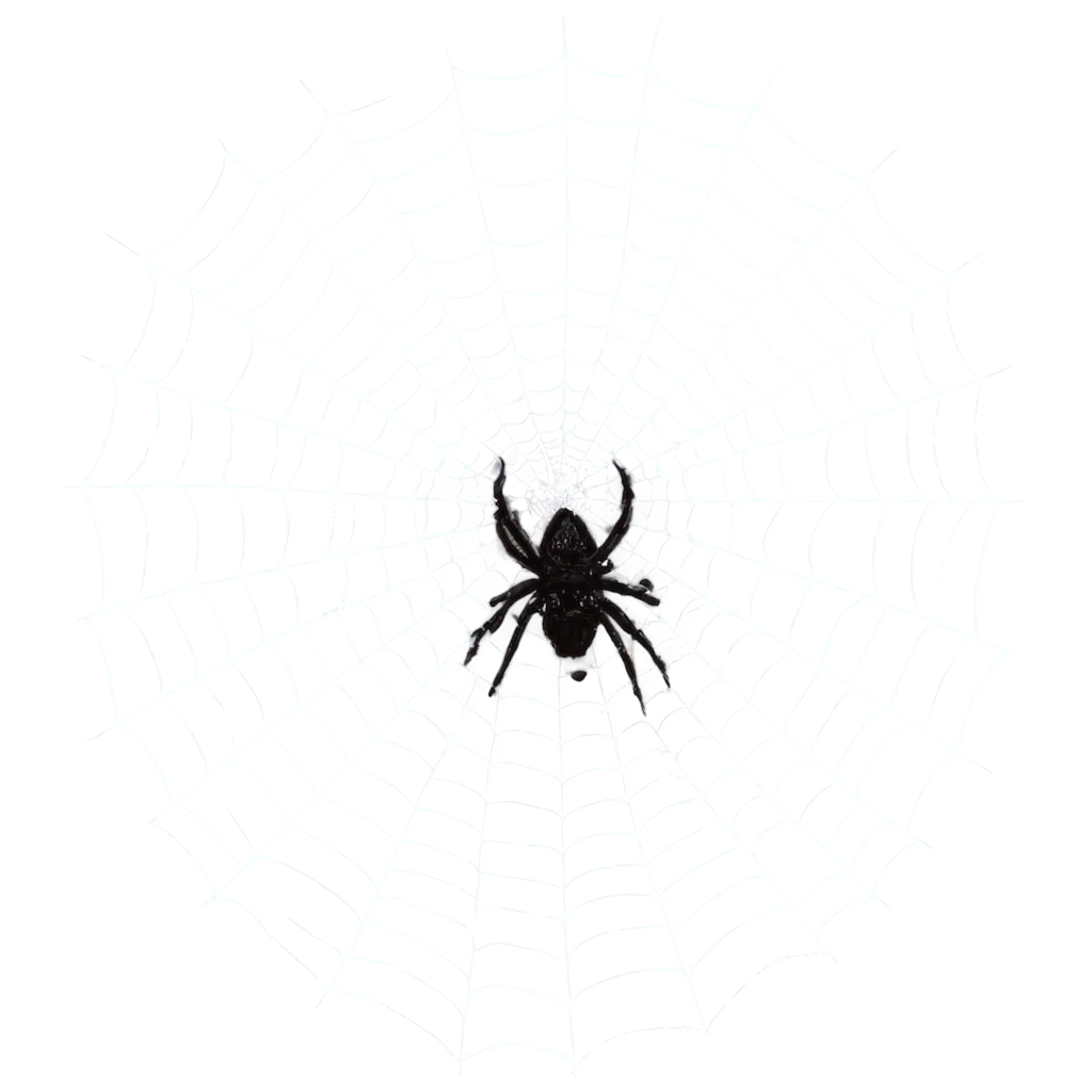 Creepy-Spider-in-a-Foggy-Spider-Web-PNG-Image-for-Spooky-Themes